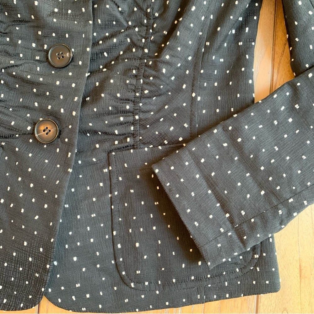 Lafeyette 148 New York Polka Dot Blazer Jacket Sz 2 - Picture 10 of 14